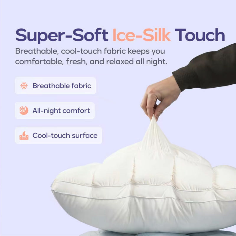 Cloud-shaped Puff Pillow